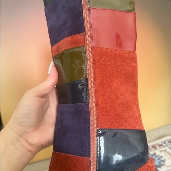 Jeffrey Campbell Light-speed patchwork suede boots - Picture 13 of 14